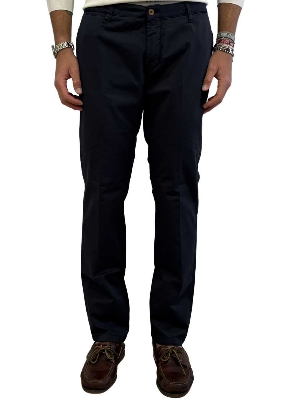 Pantalone scuola nautica regular puro cotone
