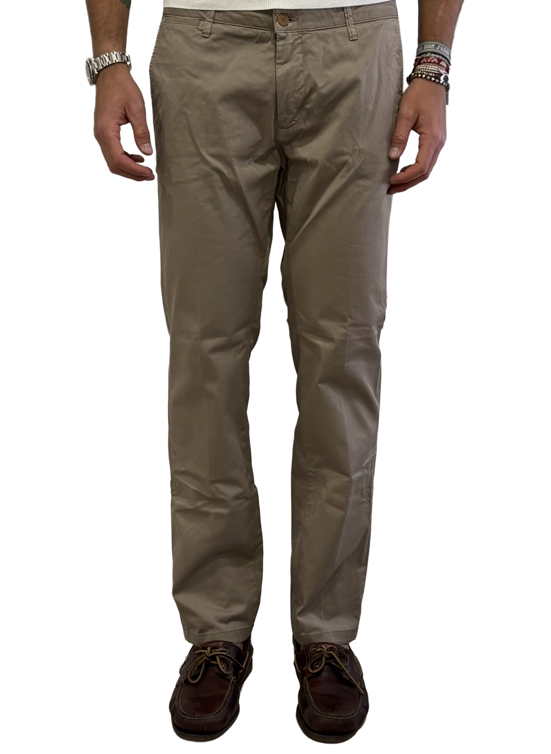 Pantalone scuola nautica regular puro cotone