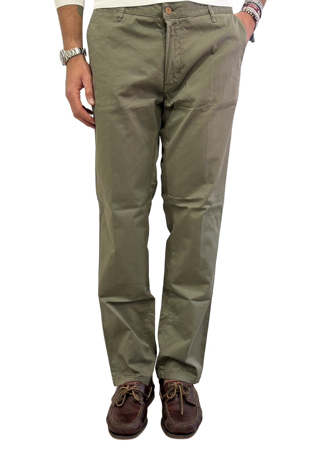 Pantalone scuola nautica regular puro cotone