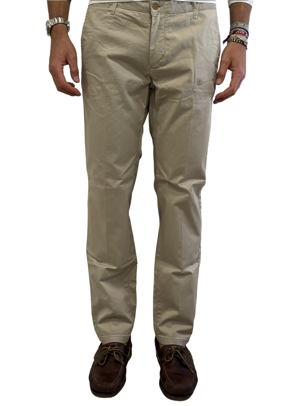 Pantalone scuola nautica regular puro cotone