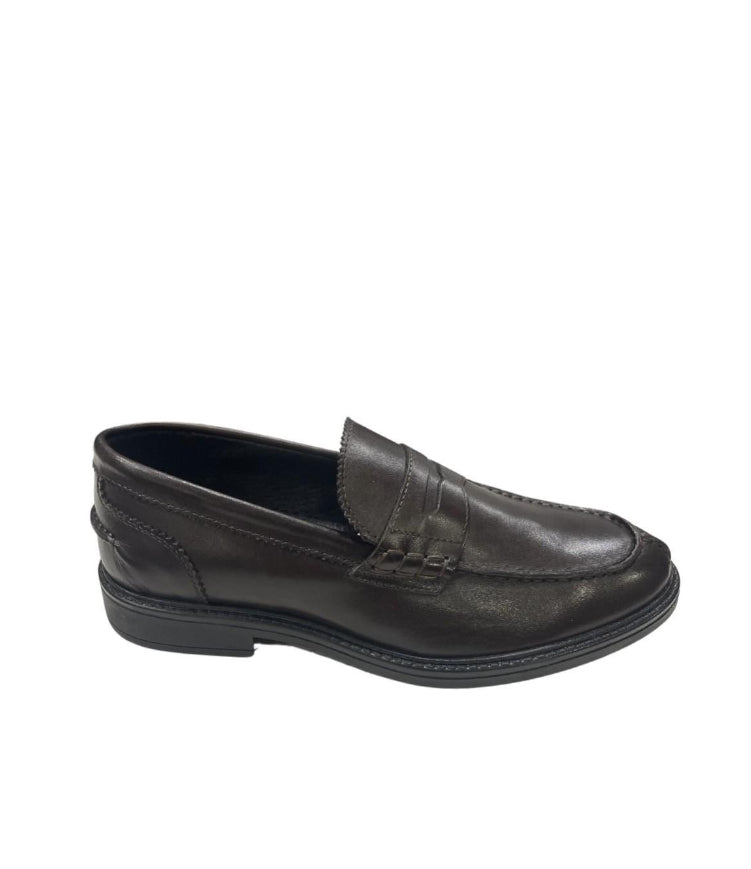 Mocassino pelle marrone