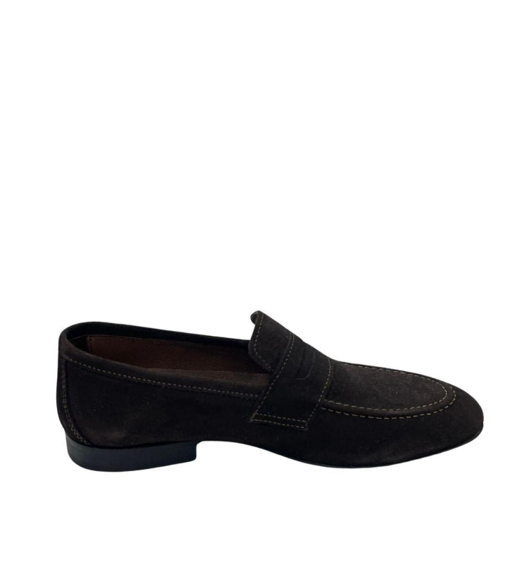 Mocassino scamosciato Marrone