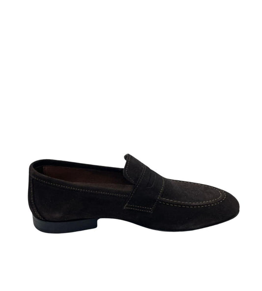 Mocassino scamosciato Marrone
