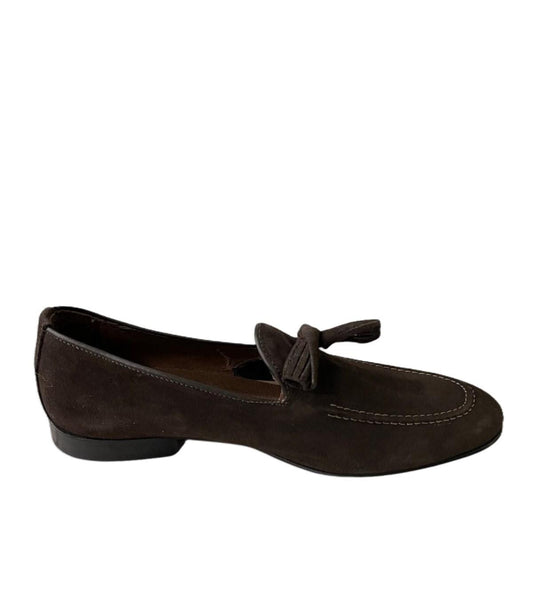 Mocassino scamosciato marrone