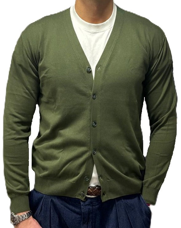 Cardigan puro cotone